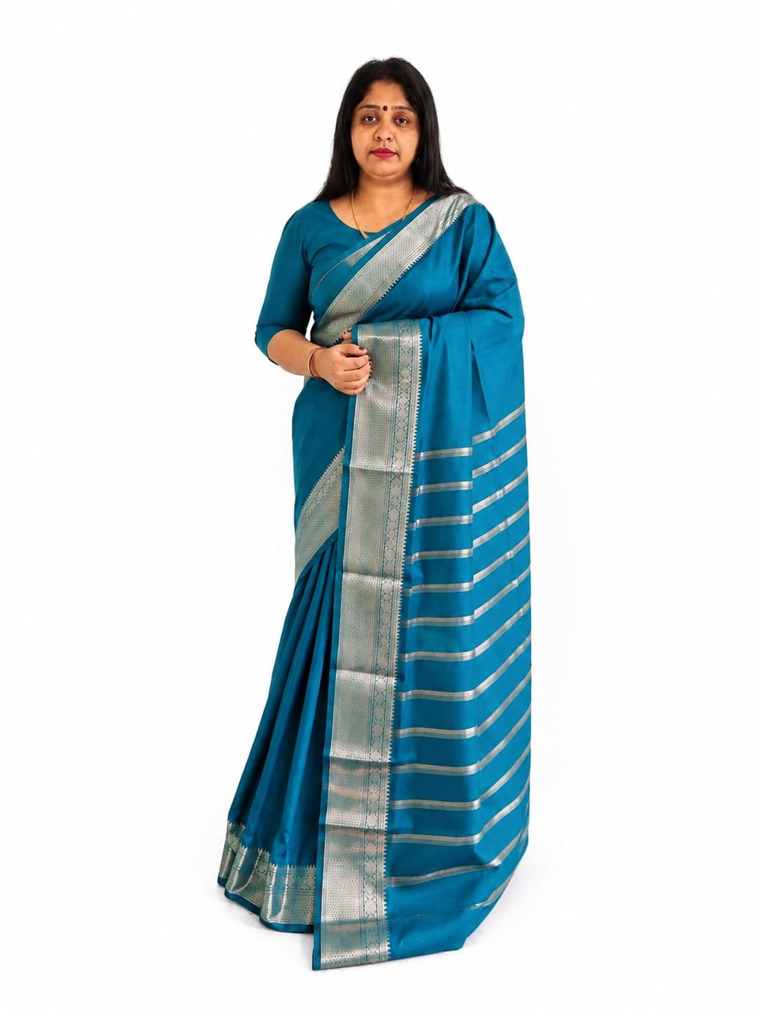 Mixed Tissue Cotton Saree