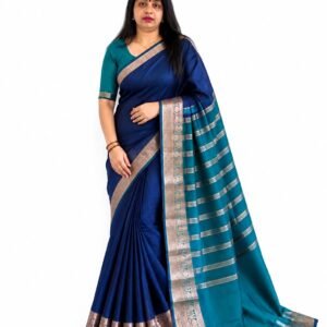 Mixed Tissue Cotton Saree