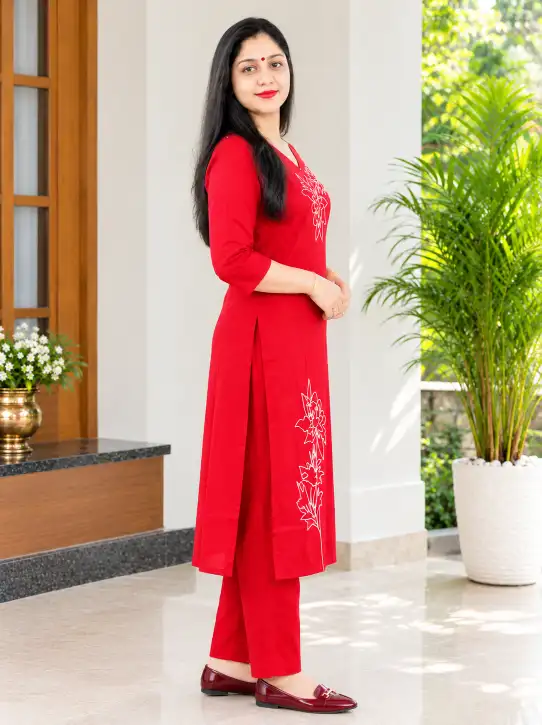 Kurti Pant Set – 2 Piece Set Without Dupatta - Image 4