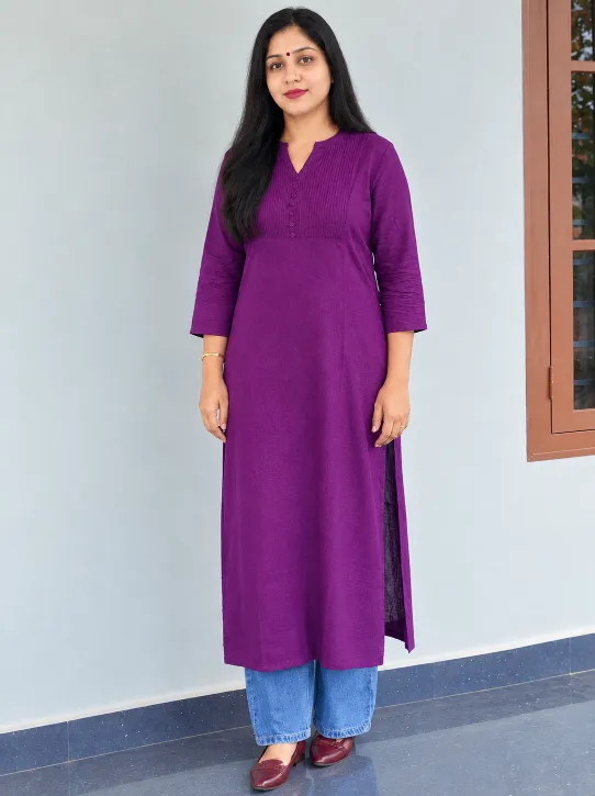Long Straight Kurti – Single Piece Kurti Top - Image 4